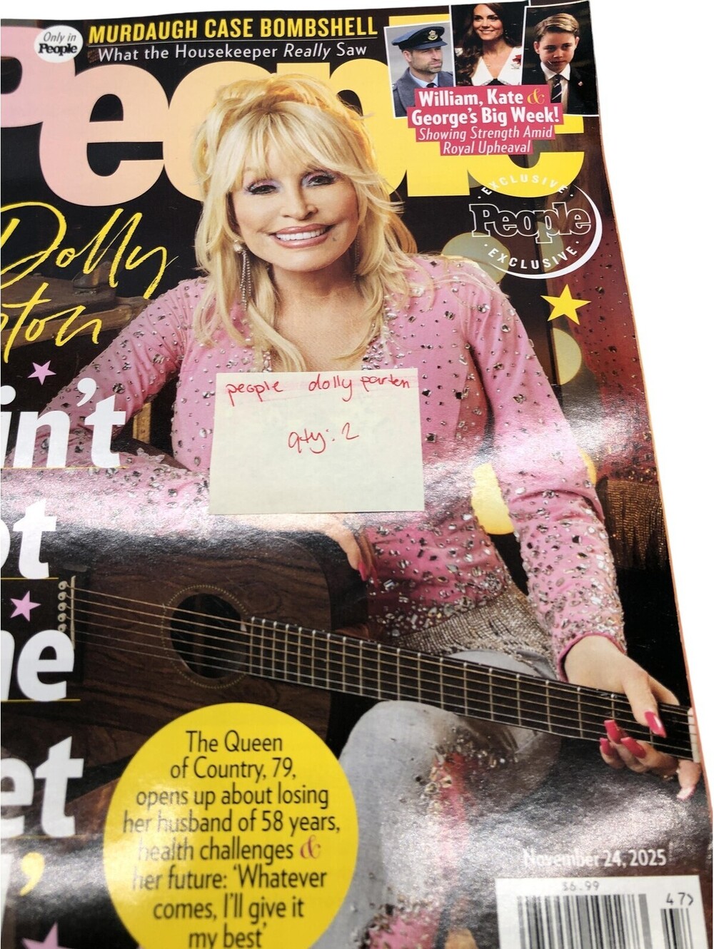 People Nov 24 2025 Dolly Parton Cover Eddie Murphy Simu Liu Prince William